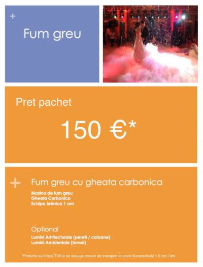 pret fum greu pentru evenimente valsul miresei
