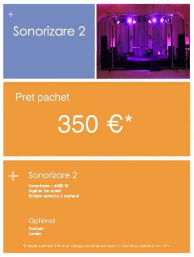inchiriere sonorizare pentru evenimente corporate